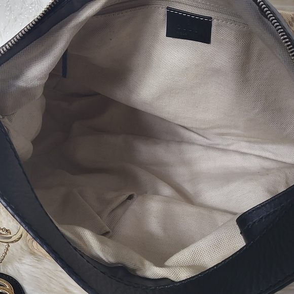 Gucci Sukey Diamante Canvas Hobo Bag Beige - Picture 8 of 12